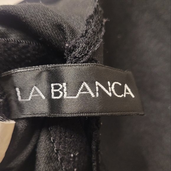 La Blanca Island Goddess One Shoulder Ruched One Piece Swim Suit sz 4 LB4KV14 - Picture 2 of 10